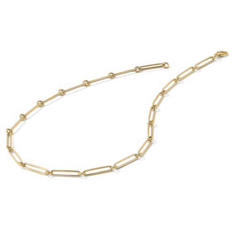 Brand New- Leslie's 14K Paperclip Link Necklace